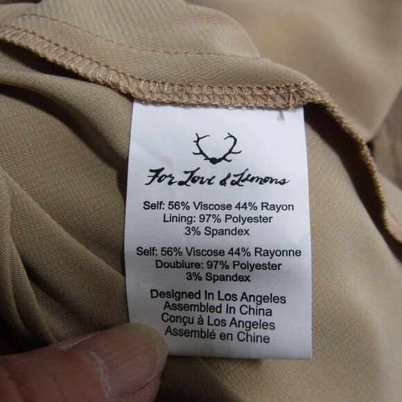 FOR LOVE & LEMONS M  White Chevron Stripe Boho Mini Dress Neutral Coastal Sheer - Picture 9 of 11